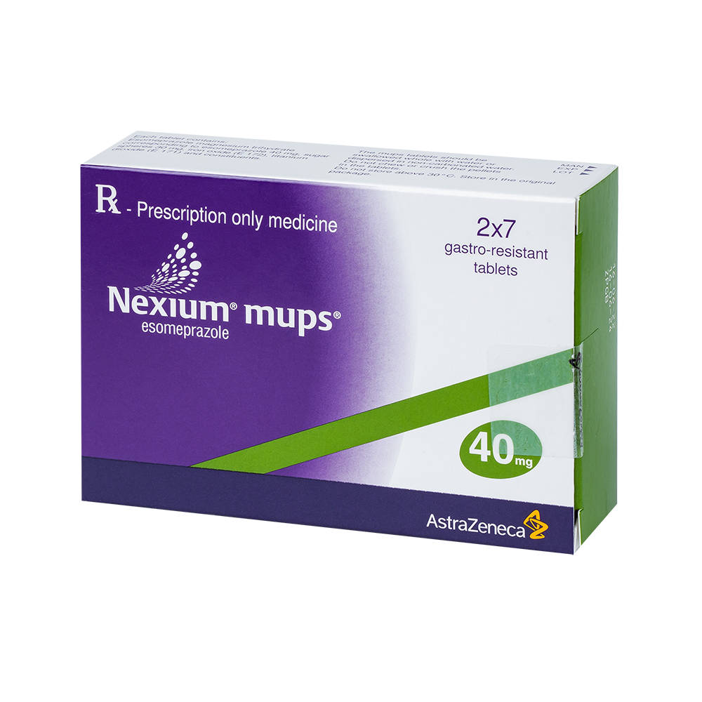 NEXIUM 40MG MUPS Hộp 2 vỉ x 7 viên AstraZeneca | CEVPharma GHCH Kim ...
